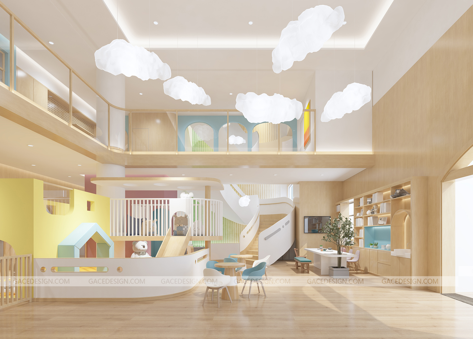 幼兒園吊頂怎么設(shè)計(jì)才好看？